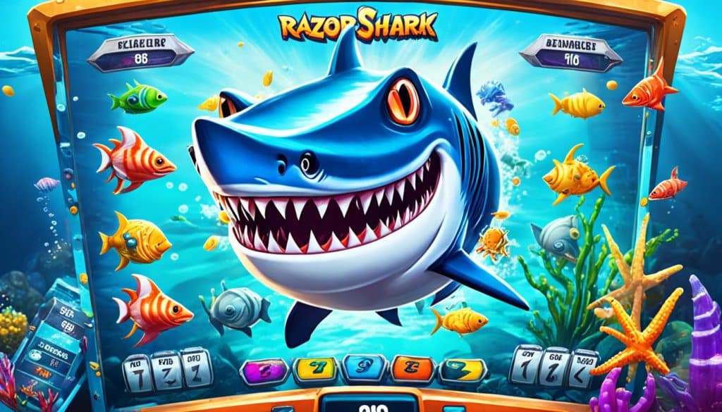 Razor Shark slot oynaması kolay bir slot oyunudur.